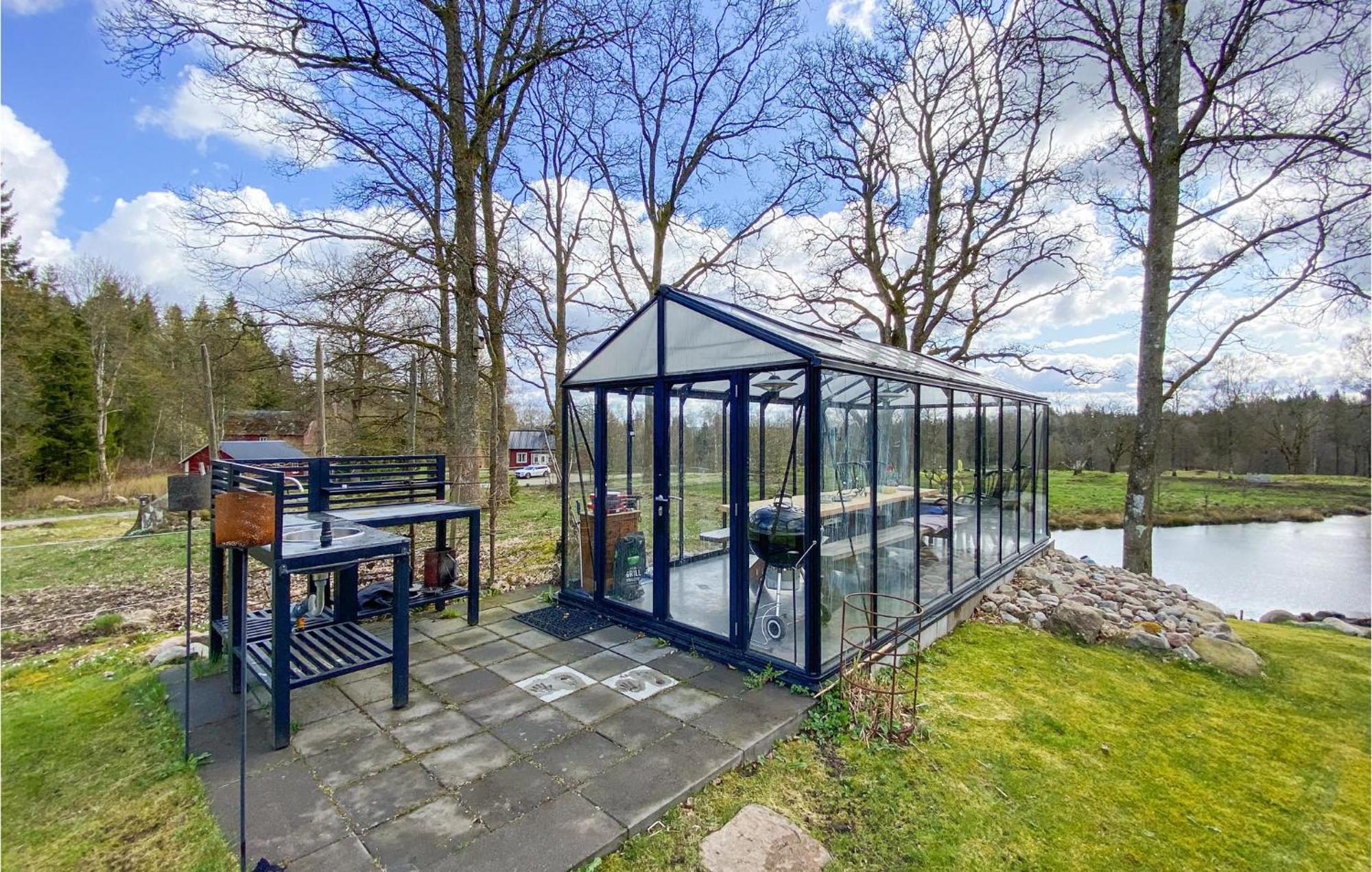 Awesome Home In Aetran With Lake View Atran Kültér fotó